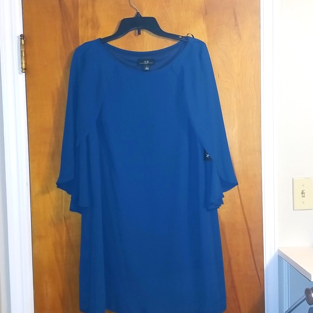 AGB SIZE L teal dress NWT